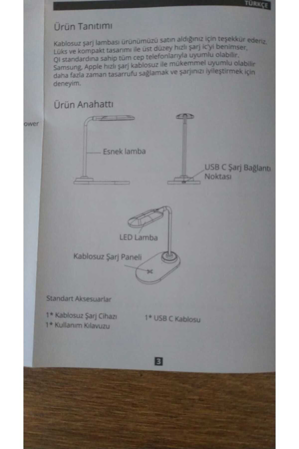 Piranha Piranha 21160 Kablosuz Şarjli Masa Lambasi