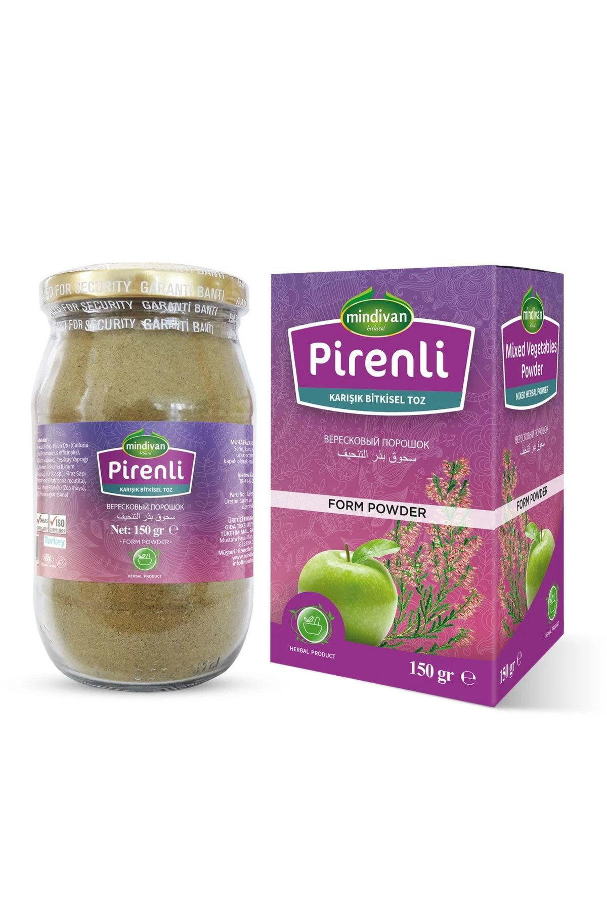 Mindivan Pirenli Form Toz 150 Gr