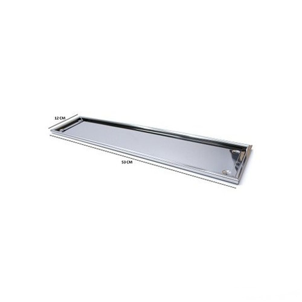 Drs Tuning Plakalik Paslanmaz Krom Metal  / Daply45