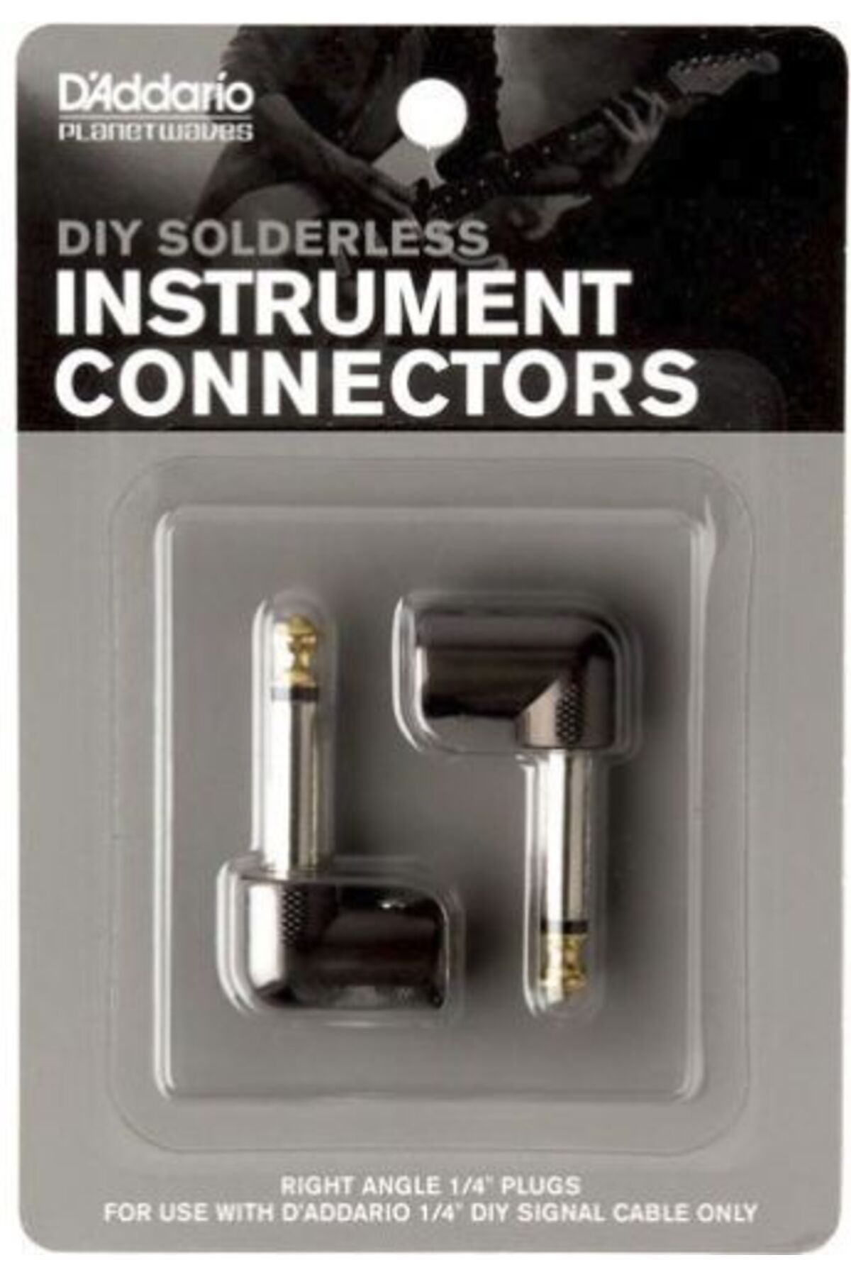 Planet Waves Planetwaves Pwgrap2 Diy Right Angle Plug 2Pk Pipo Jack, Çiftli Pa