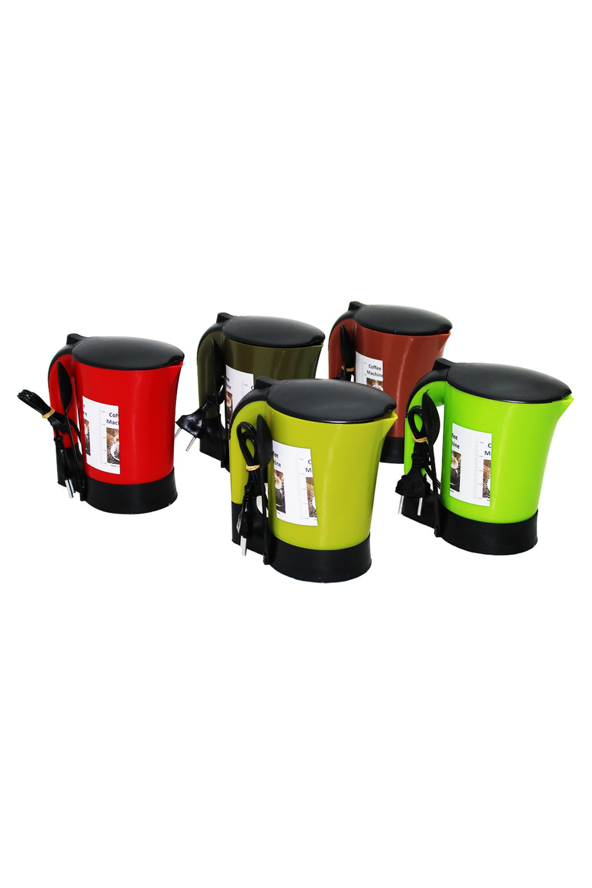 Cexos Plastik Renkli Su İsiticisi Kettle Elektrikli Cezve (4767) - Cbt3647-7606