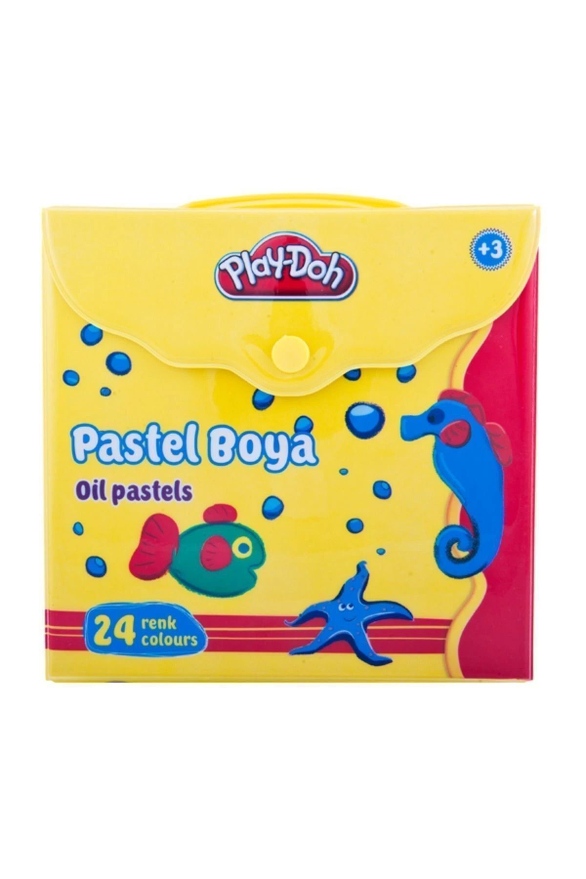 Play Doh Play-Doh Pastel Boya Çantali 24 Renk Play-Pa007