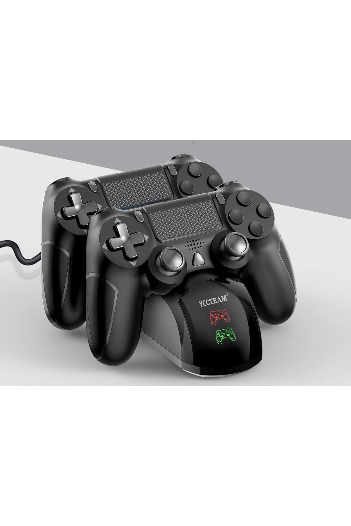 Hepu Playsation 4 Oyun Kolu Şarj Ünitesi Çift Kol Göstergeli Hizli Şar
