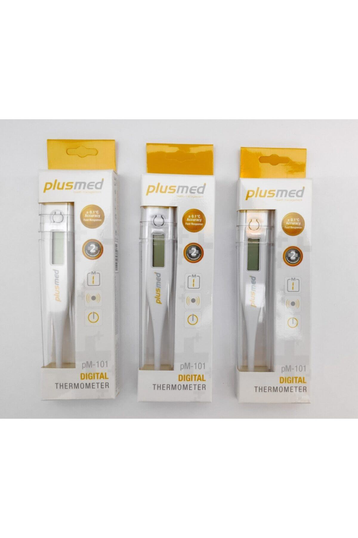 Plusmed Pm 101 Dijital Koltuk Alti Beden Derecesi (Thermometer) 3 Adet (K