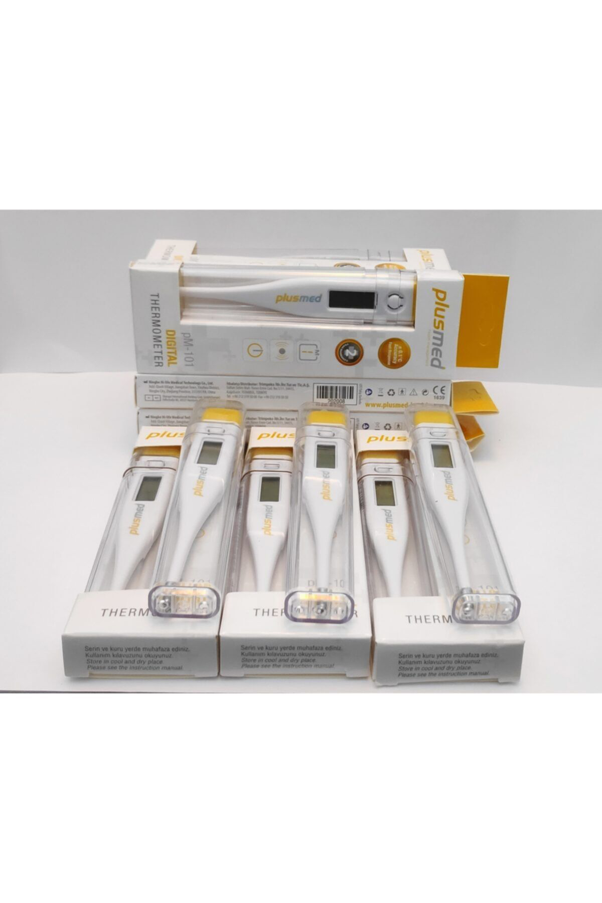Plusmed Pm 101 Dijital Koltuk Alti Beden Derecesi (Thermometer) 6 Adet (K