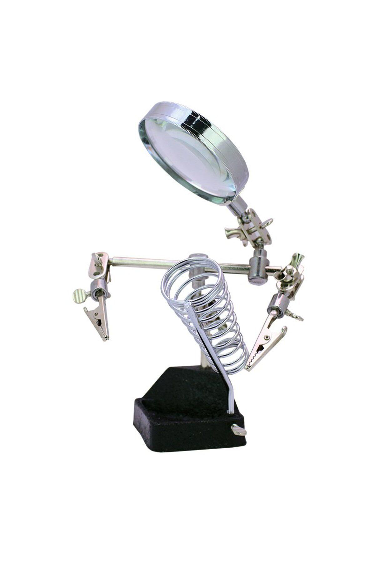 Robotrend Pm-1630 3 Konumlu Büyüteçli Havya Standi