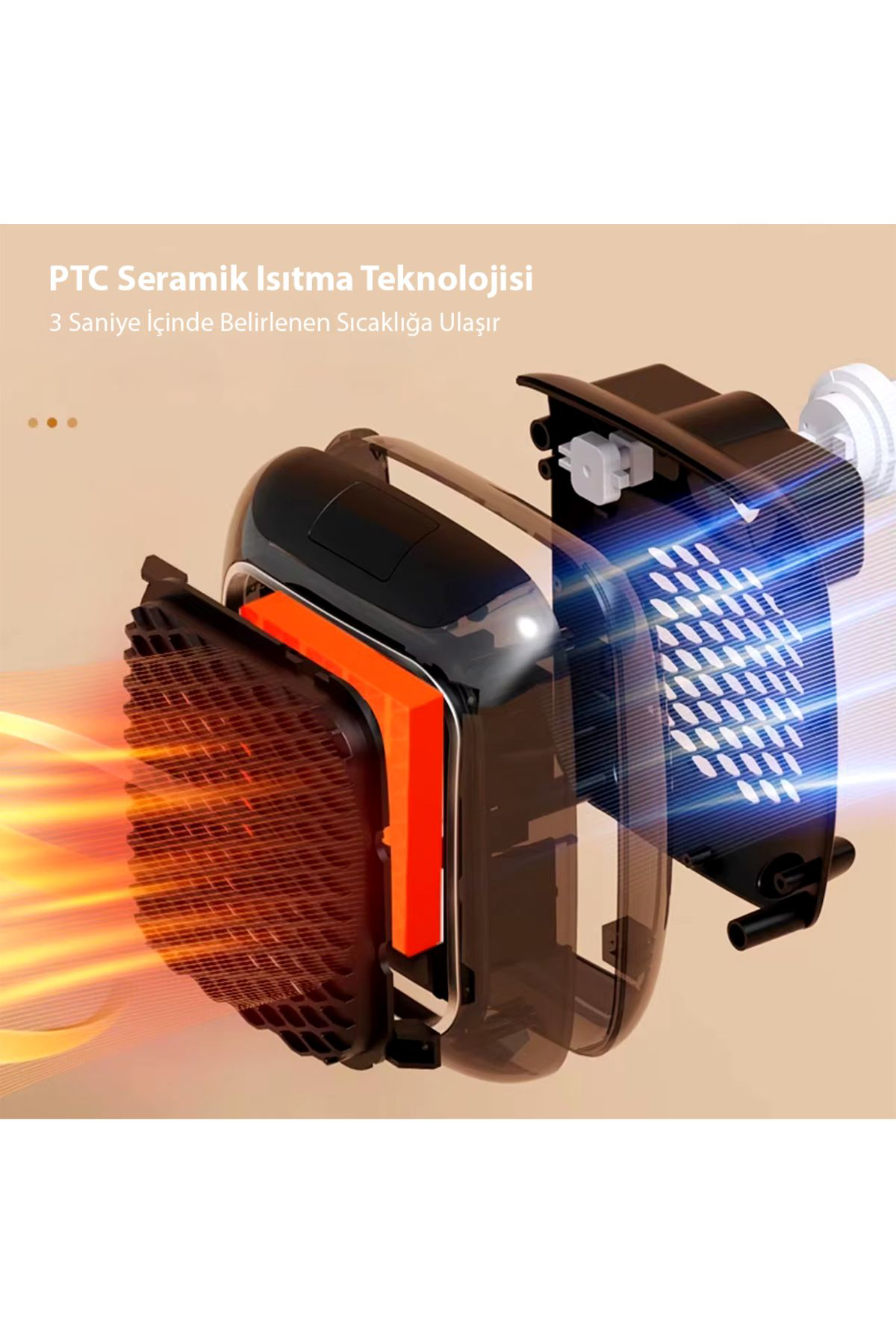 Robotrend Pm-26513 800 Watt Priz Tipi Uzaktan Kumandali Taşinabilir İsitici