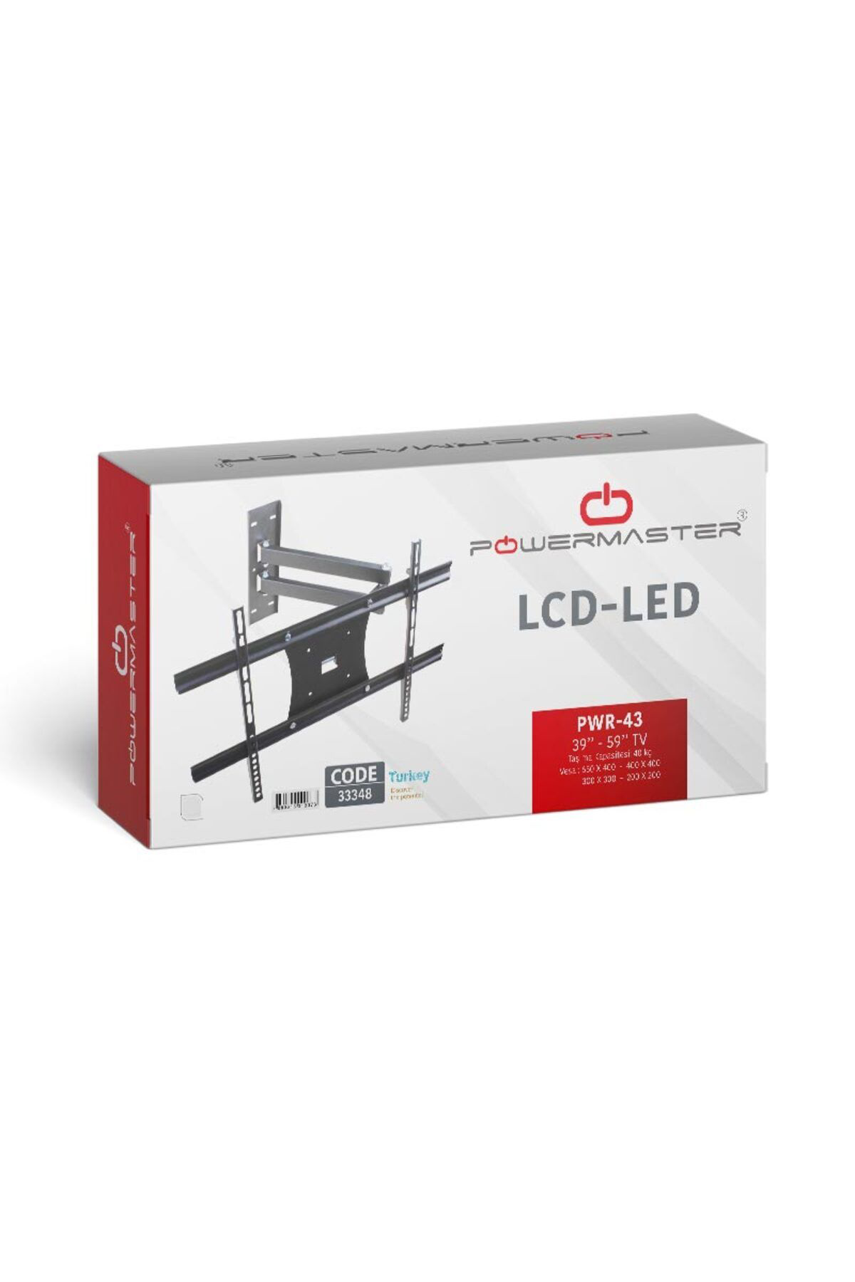 Robotrend Pm-43 Led/Lcd/Plazma Uyumlu Kilitli Aski Aparati (Pwr-H43)