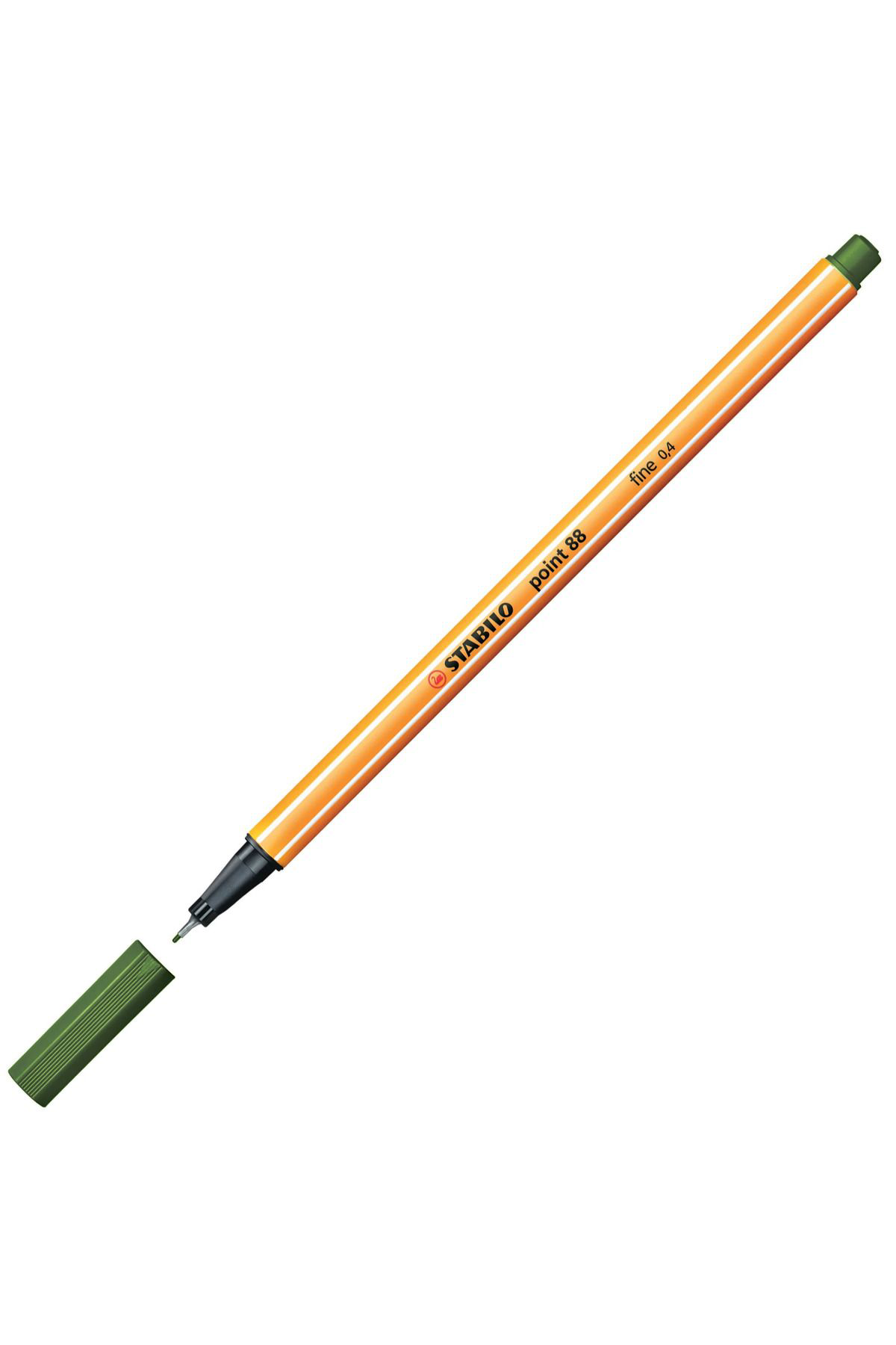 Stabilo Point 88 Fineliner 0.4Mm Keçe Uçlu Kalem 88/43 Yaprak Yeşili
