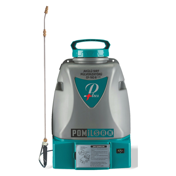 Pomilsan  Plus  Akülü Sirt Pülverizatörü 16 Lt (Sirt Tipi)