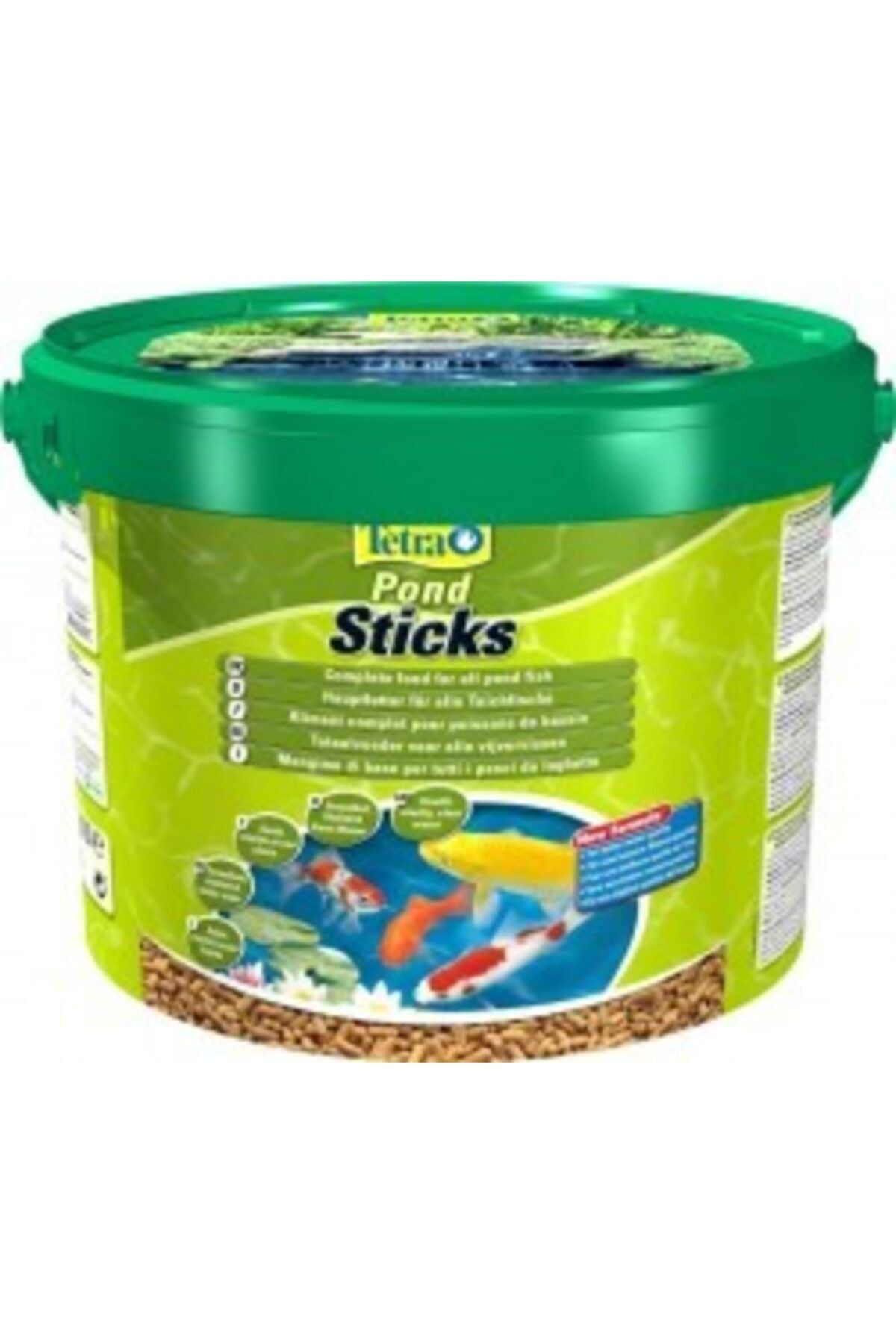 Tetra Pond Sticks Yeşil Balik Yemi 10 L / 1200 G (Kova)