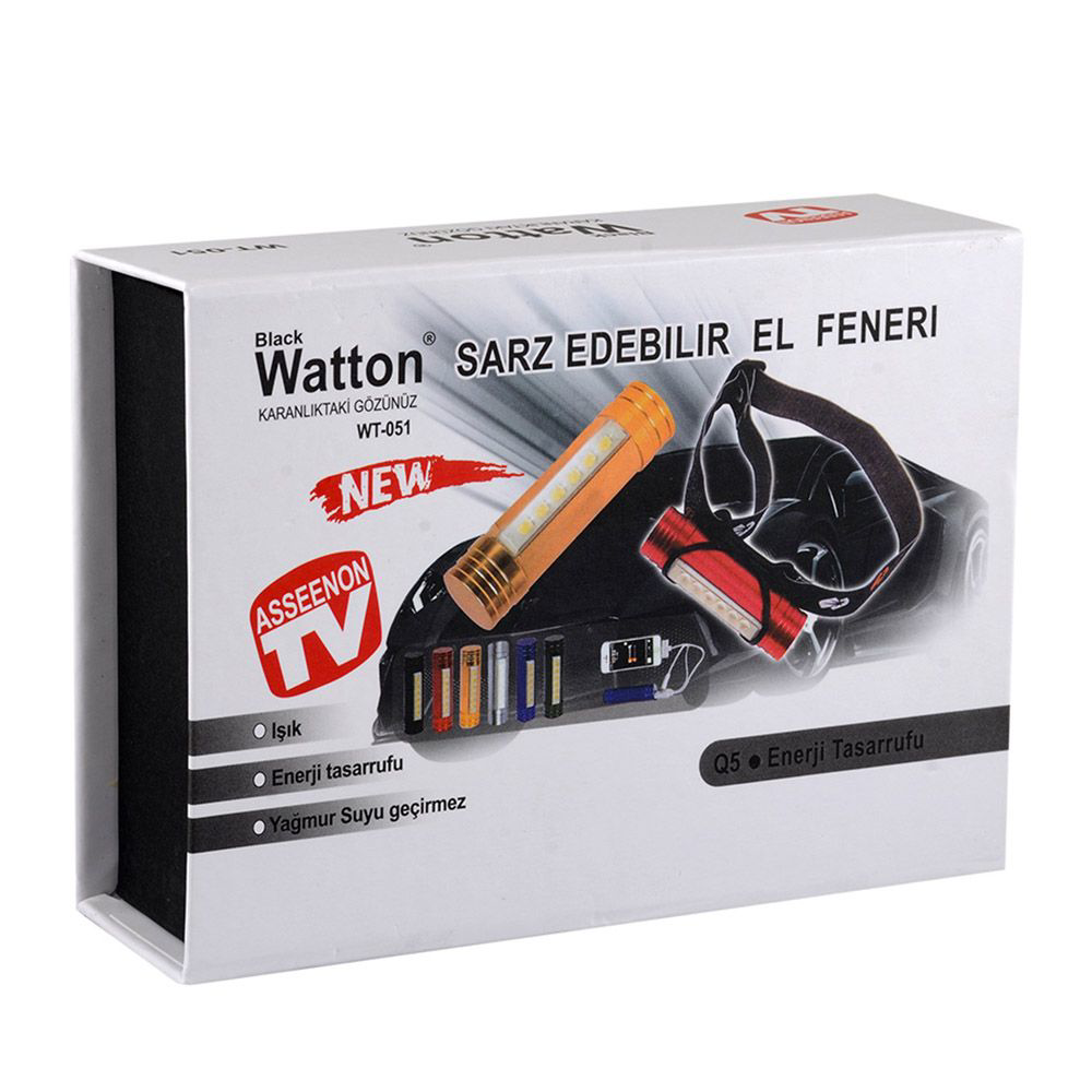 Evimdeyokyok Powerbank Kafa Feneri Wt-051 Tdrtr