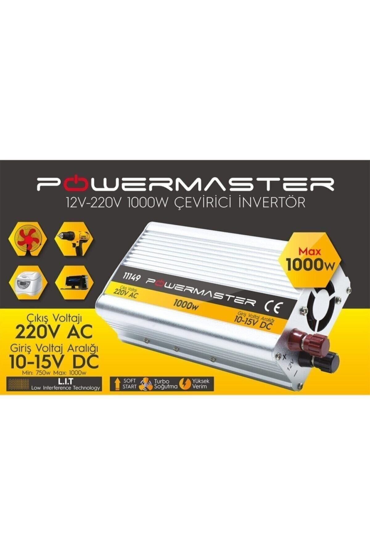 Oem Powermaster Pm-11149 12 Volt 1000 Watt Modified Sinus İnverter (1