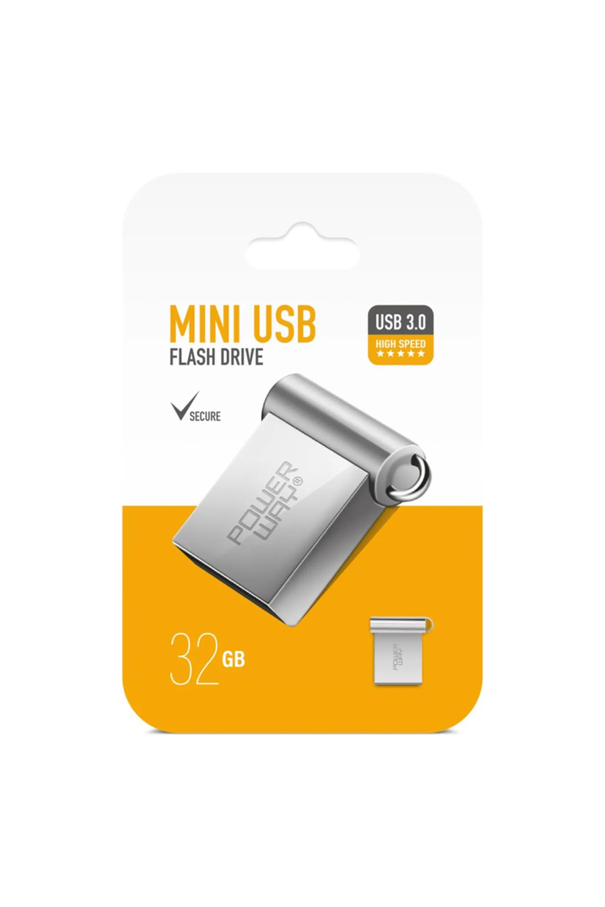 Robotrend Powerway 32 Gb Usb 3.0 Metal Mini Flash Bellek