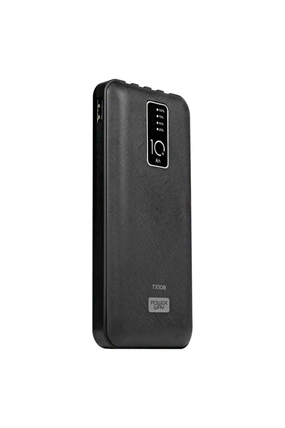 Ok Aksesuar Powerway Tx108 10000 Mah Siyah Göstergeli Ekstra Kablolu 4 Çikişl