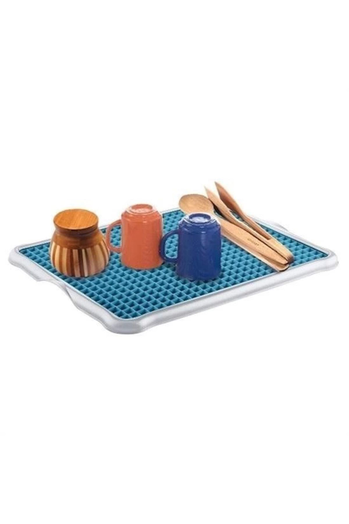 Yusuftex Pratik Lavabo Tezgah Üstü Bulaşik Kurutmaliği Süzmatik 22X40 Cm