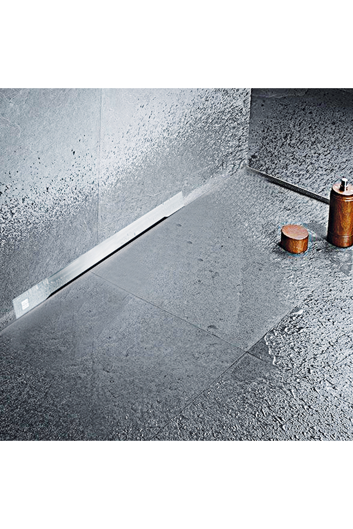 Purvien Premium 60 Cm Duvar Dibi Duş Kanali 304 Paslanmaz Yüksek Kalite V