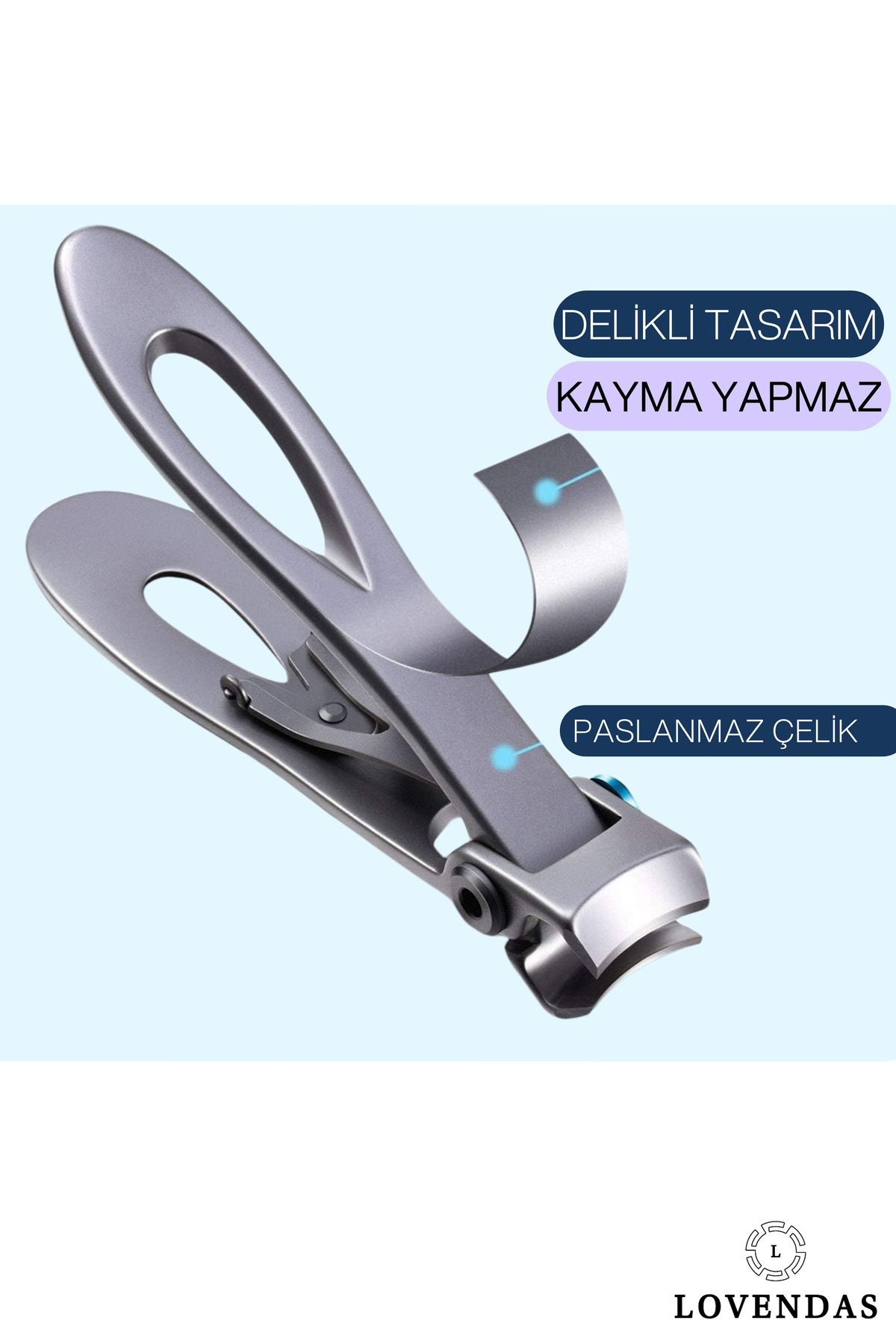 Lovendas Premium Lux Tirnak Makasi Kalin, Sert Ve Mantarli Tirnaklar İçin