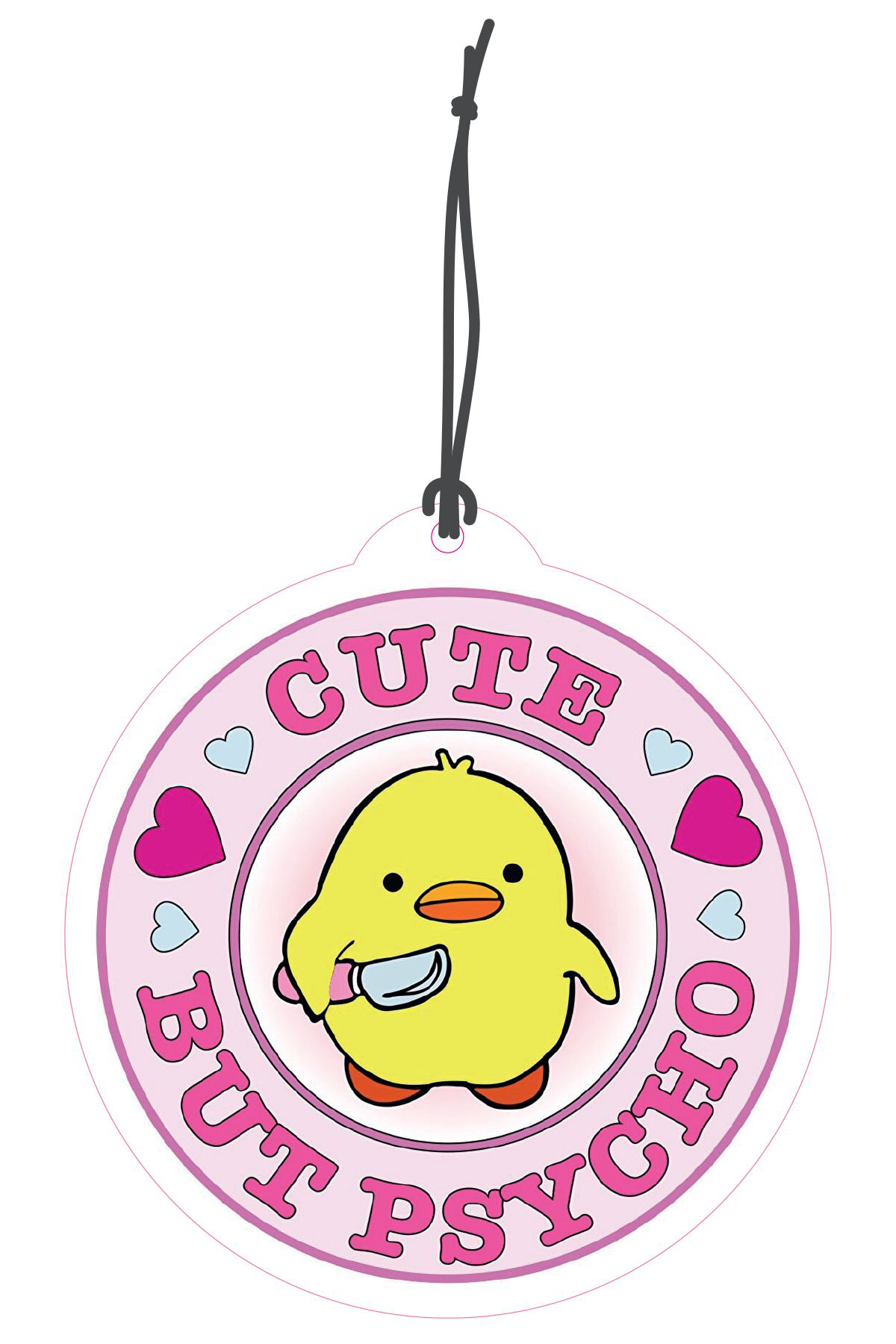 Bymeyla Premium Serisi Cute But Psycho Tasarimli Dekoratif Oto Kokusu Ve 