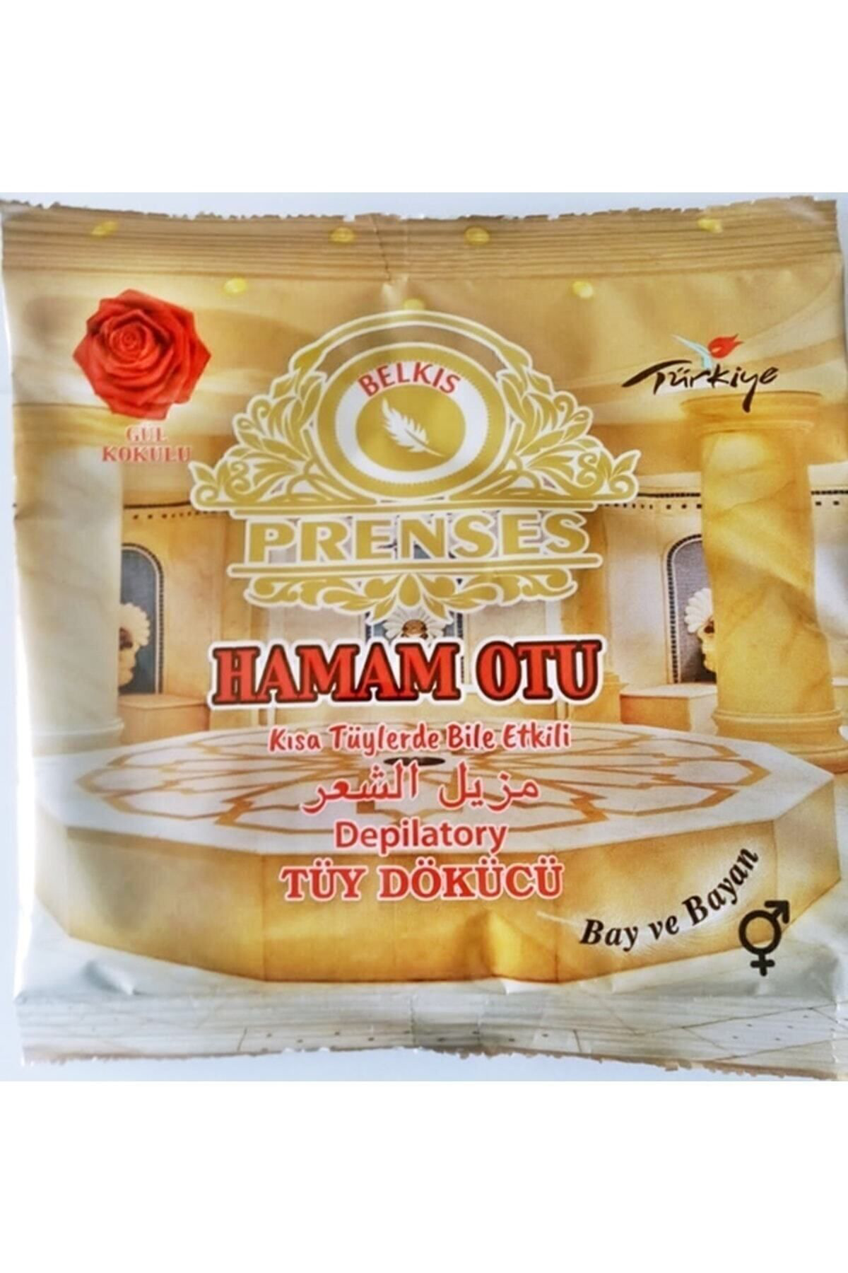 Prensess Prenses Gül Kokulu Tüy Dökücü Toz - Hamam Otu 150Gr X 10 Paket Kö