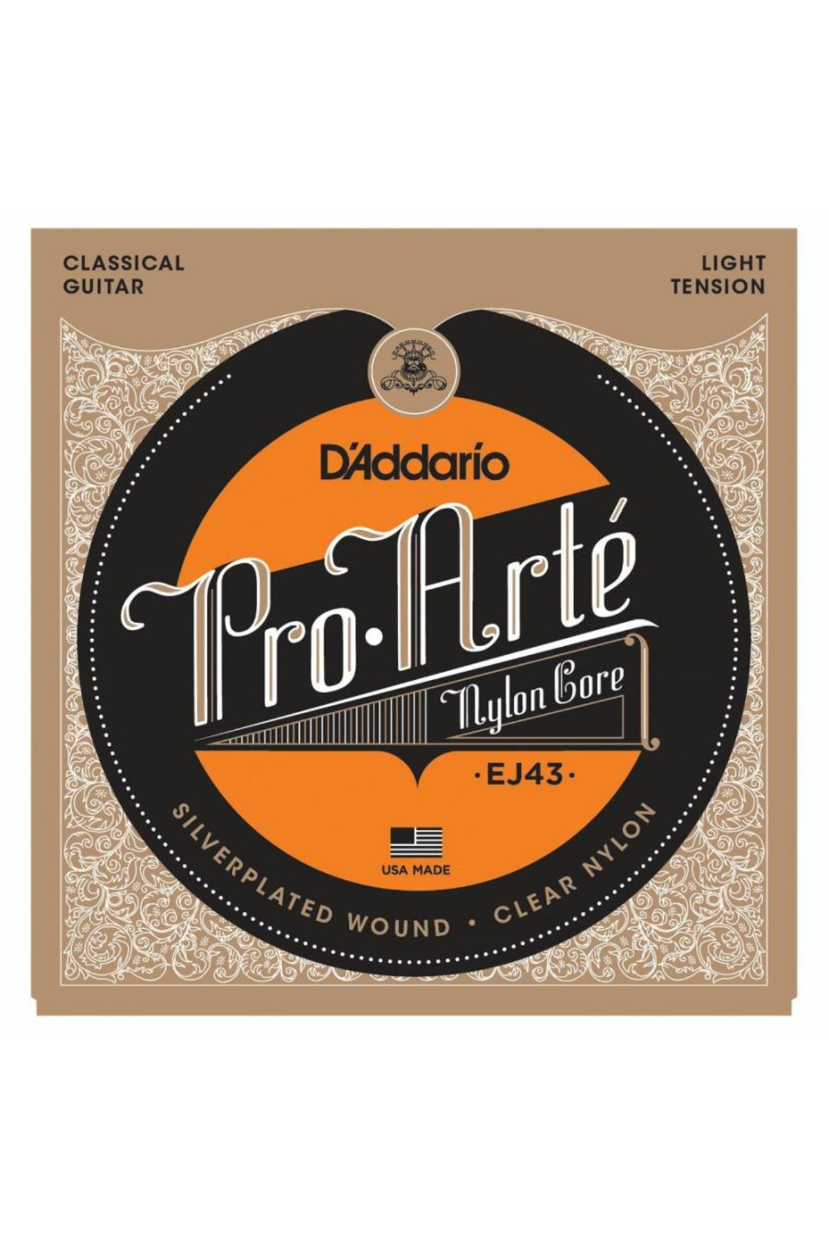 Daddario Pro-Arte Ej43 Light Tansiyon Klasik Gitar Teli