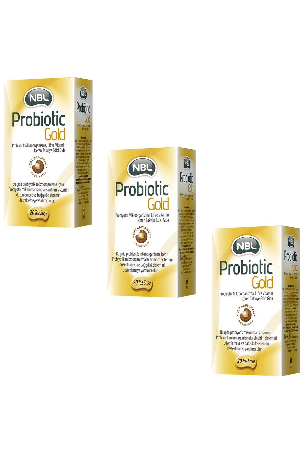 Nbl Probiotic Gold 20 Saşe X 3 Adet