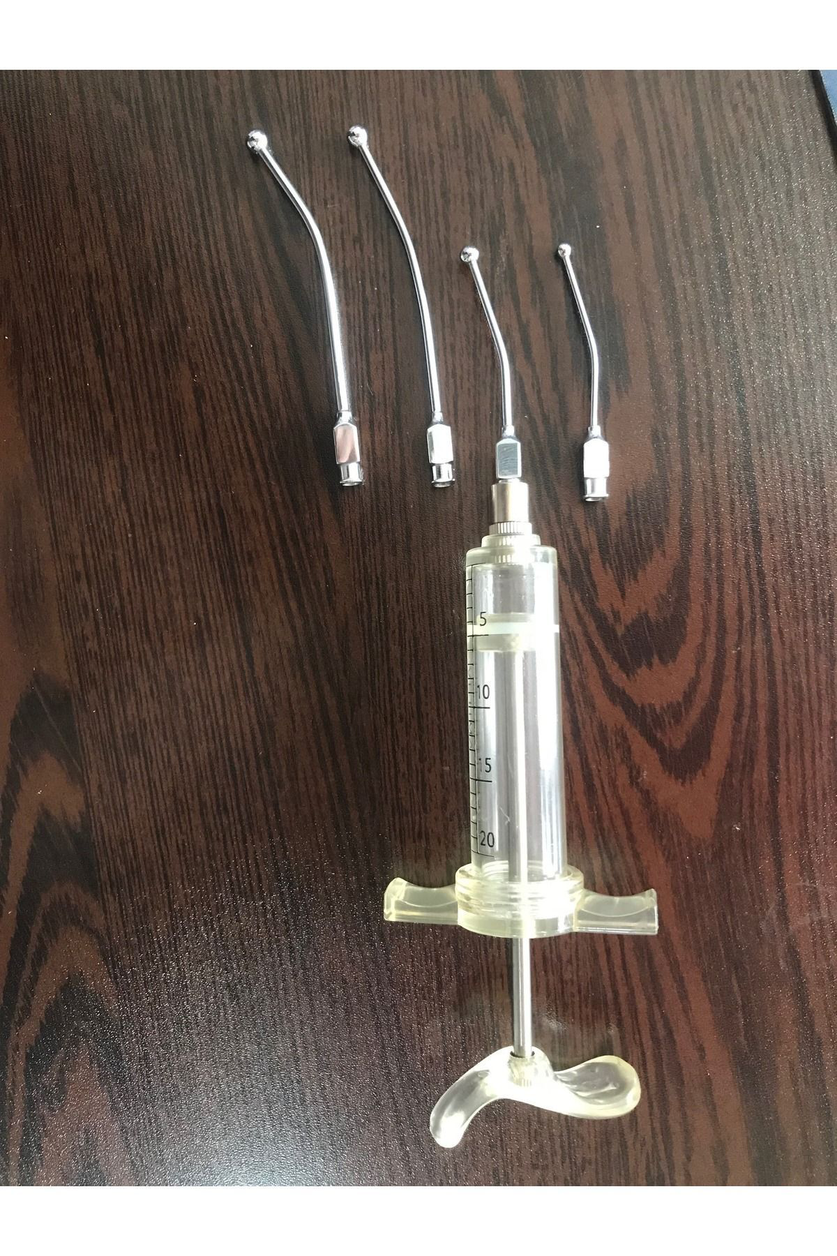 Kanaryapo Profesyonel Elle Besleme Aparati 4 Adet Metal Başlik