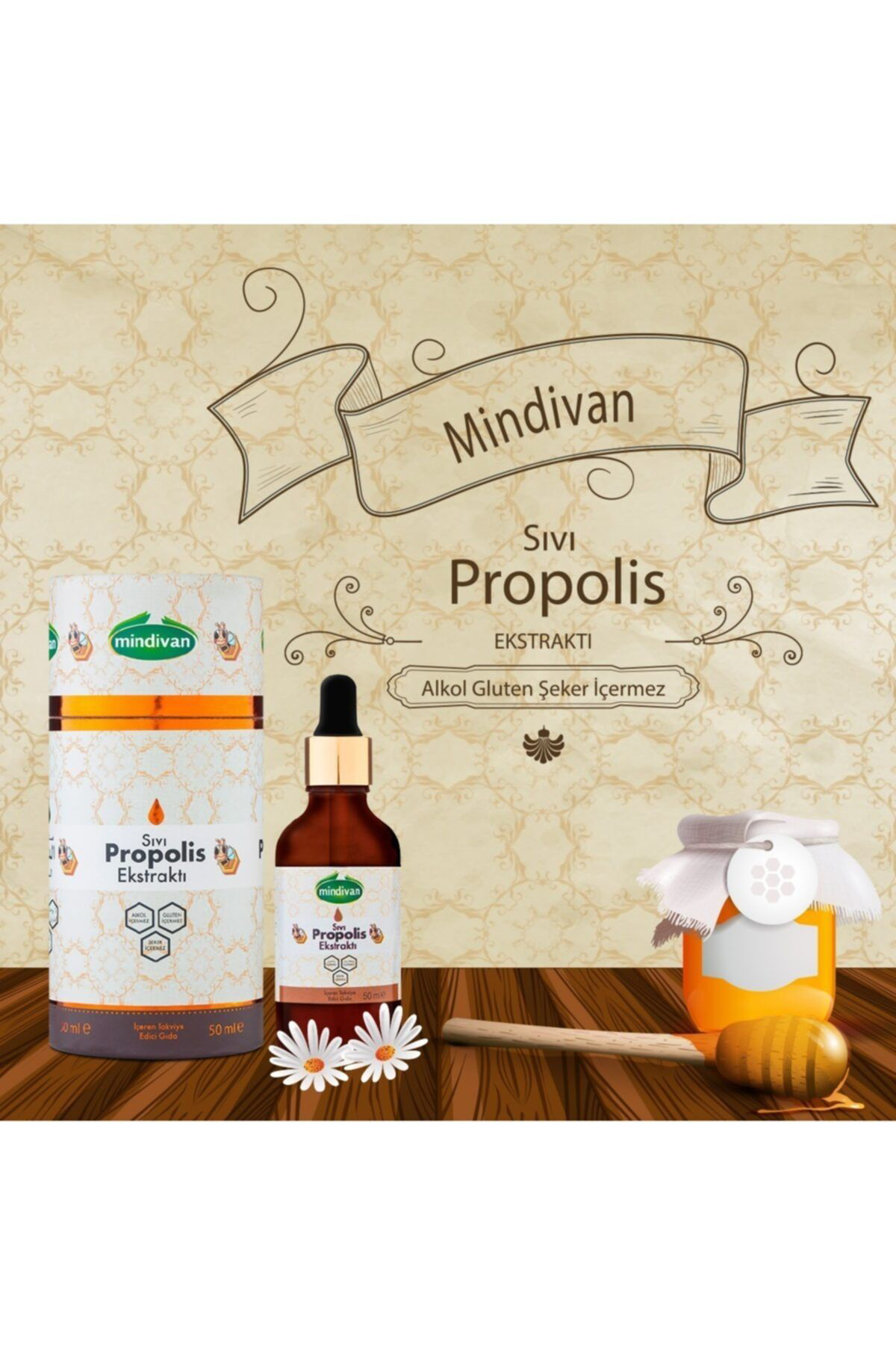 Mindivan Propolis Sivi Ekstrakti 50Ml