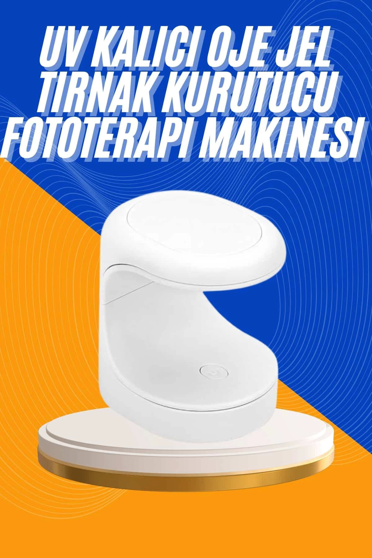 Yusuftex Protez Tirnak Kurutucu Kalici Oje Led Oje Kurutucu Uv İşinli Taşi