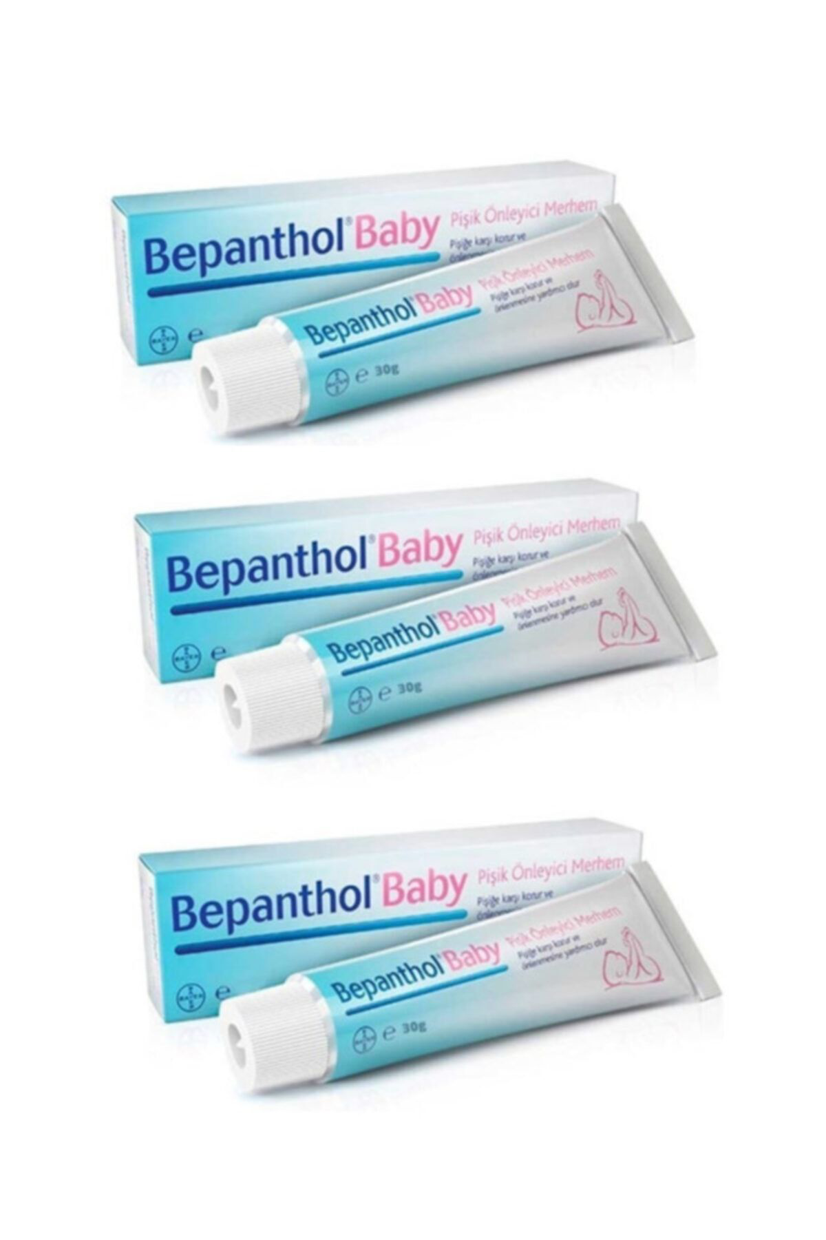 Bepanthol Provitamin B5 İçeren Baby Pişik Önleyici Merhem 30 Gr X3 Adet