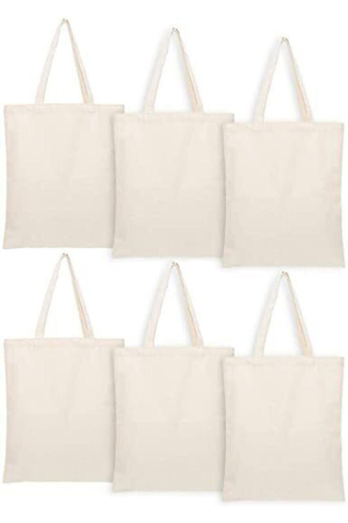 Daystore Punch Bez Çanta 35X40 6 Adet %100 Pamuk Alişveriş Çantasi- Punch 