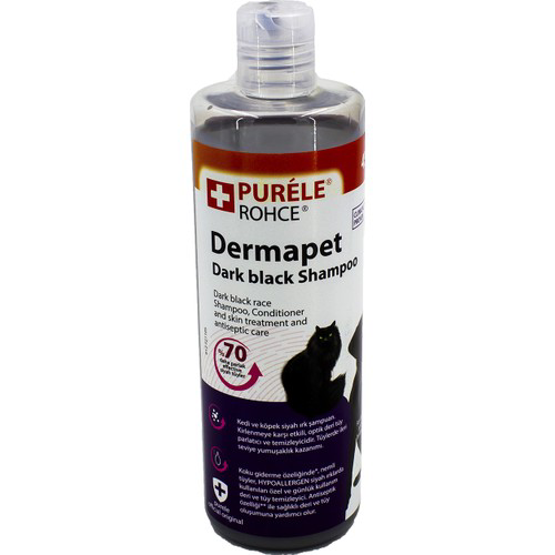 Purele  Dermapet Siyah Kedi Ve Köpek Şampuani 450 Ml