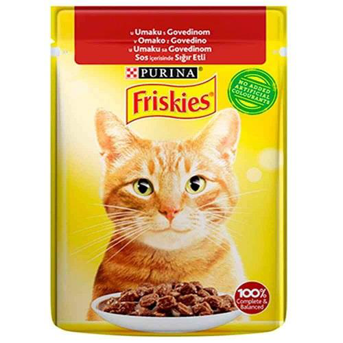 Friskies Purina  Siğir Etli Kedi Konservesi 85 Gr