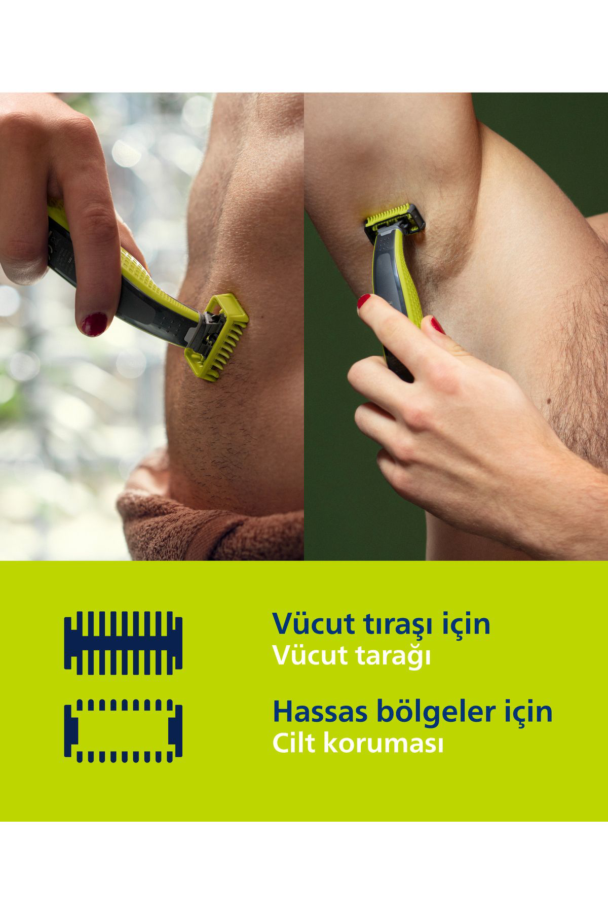 Philips Qp2824/10 Oneblade Yüz Ve Vücut Şekilendirici