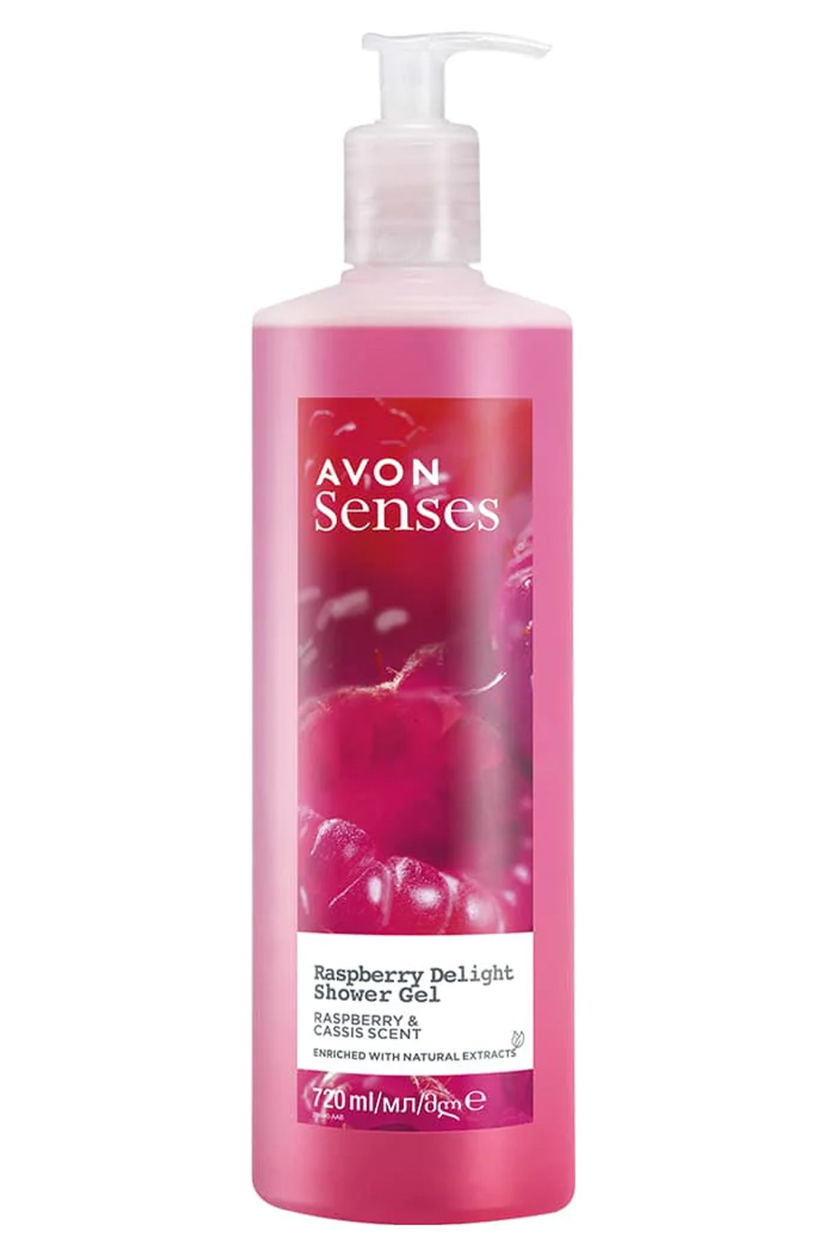 Avon Raspberry Delight Frambuaz Ve Frenk Üzümü Kokulu Duş Jeli 720 Ml.