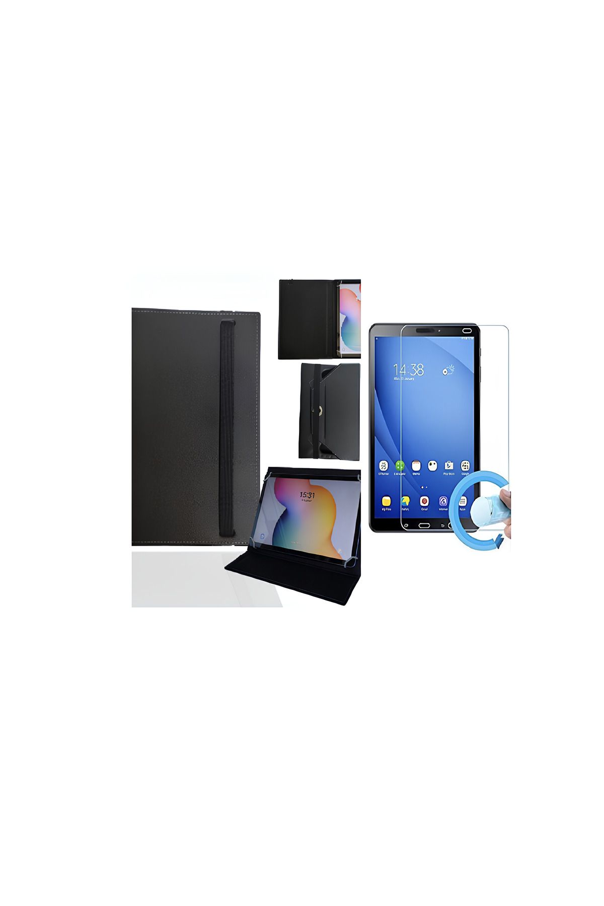 Piyasasepeti Reeder A11s 10.1" İps, 4.5G,3Gb / 32 Gb Tablet Uyumlu Standli Tablet Kilifi + Nano Ekran Koruyucu