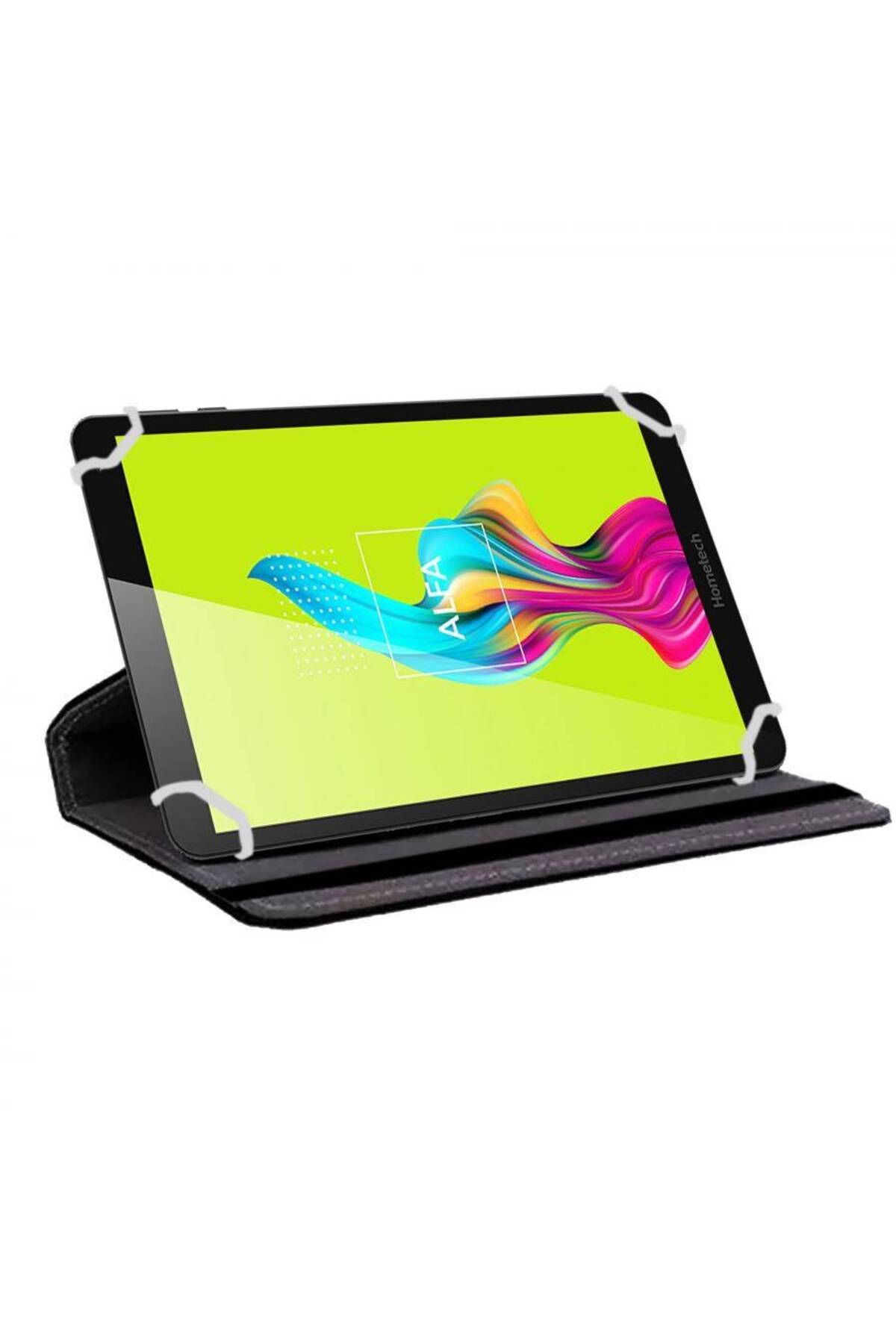 Piyasasepeti Reeder A8i Q2 Universal Dönerli Standli Tablet Kilifi Turkuaz