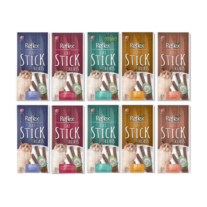 Reflex  Stick Karişik 15 Gr 10 Adet Kedi Ödül Çubuğu