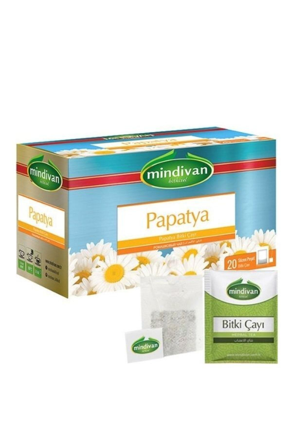 Mindivan Relax Seri Papatya Suyu Ve Çayi, Passiflora Kapsül, Gece Çayi