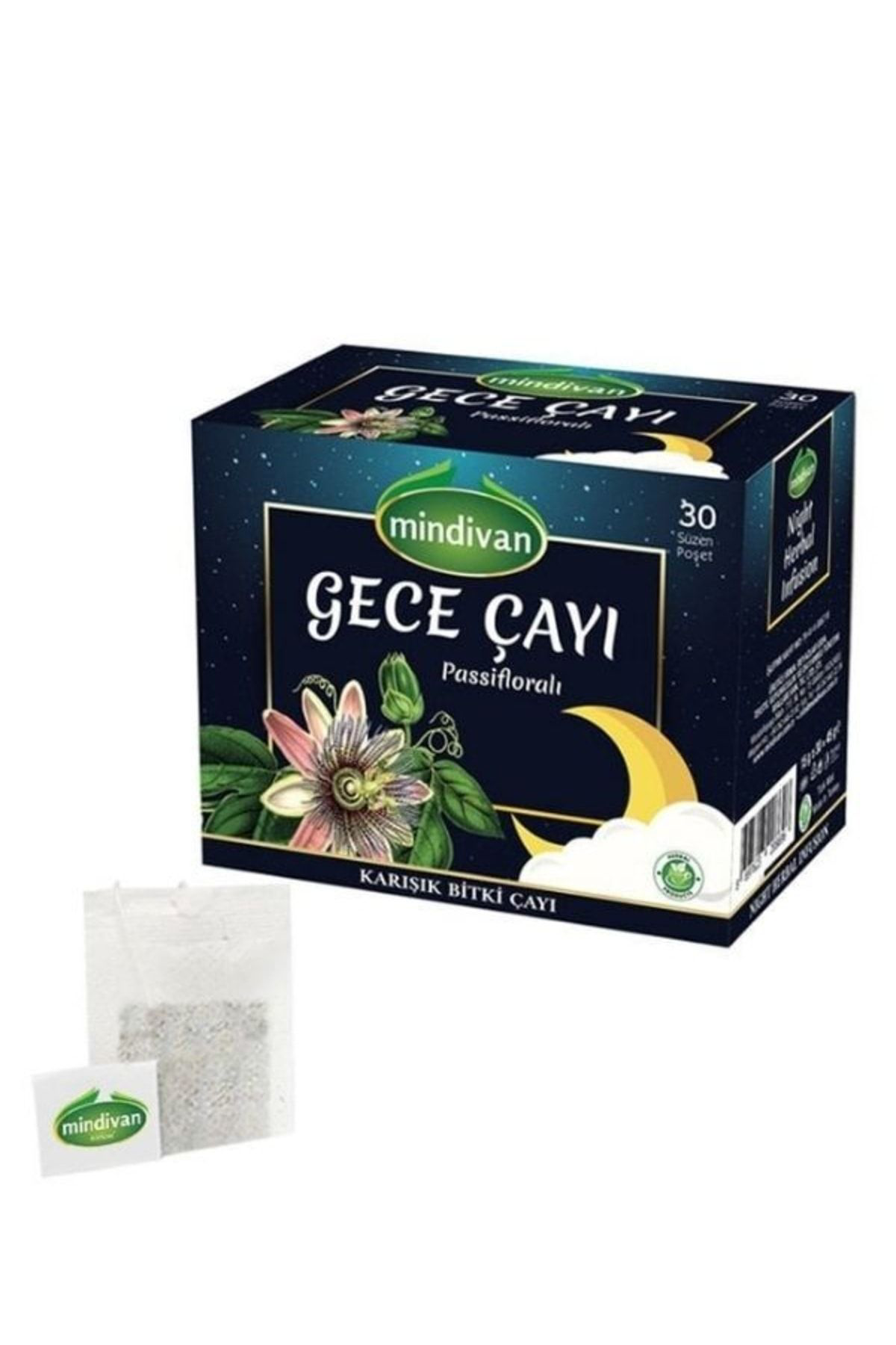 Mindivan Relax Seri Papatya Suyu Ve Çayi, Passiflora Kapsül, Gece Çayi
