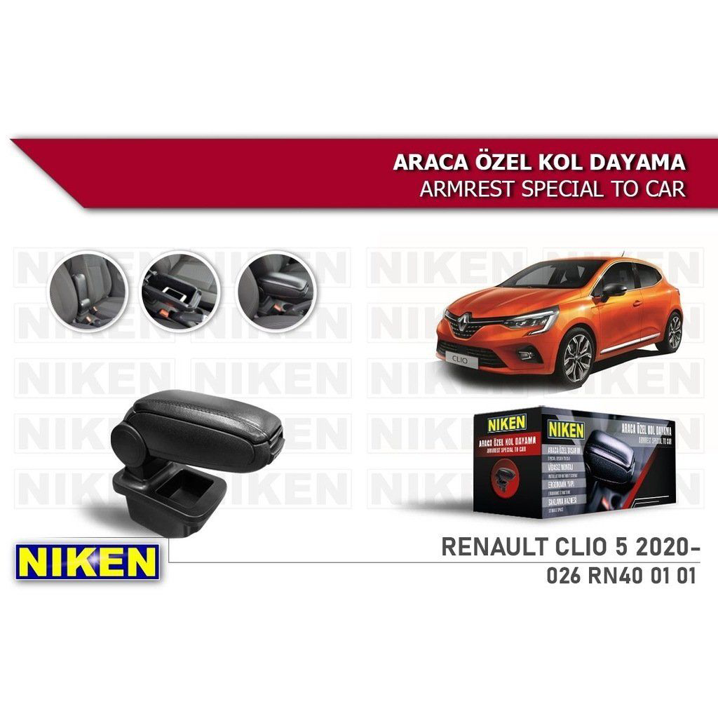 Drs Tuning Renault Clio Uyumlu 5 Araca Özel Kol Dayama Kolçak (2020-2022) Ni