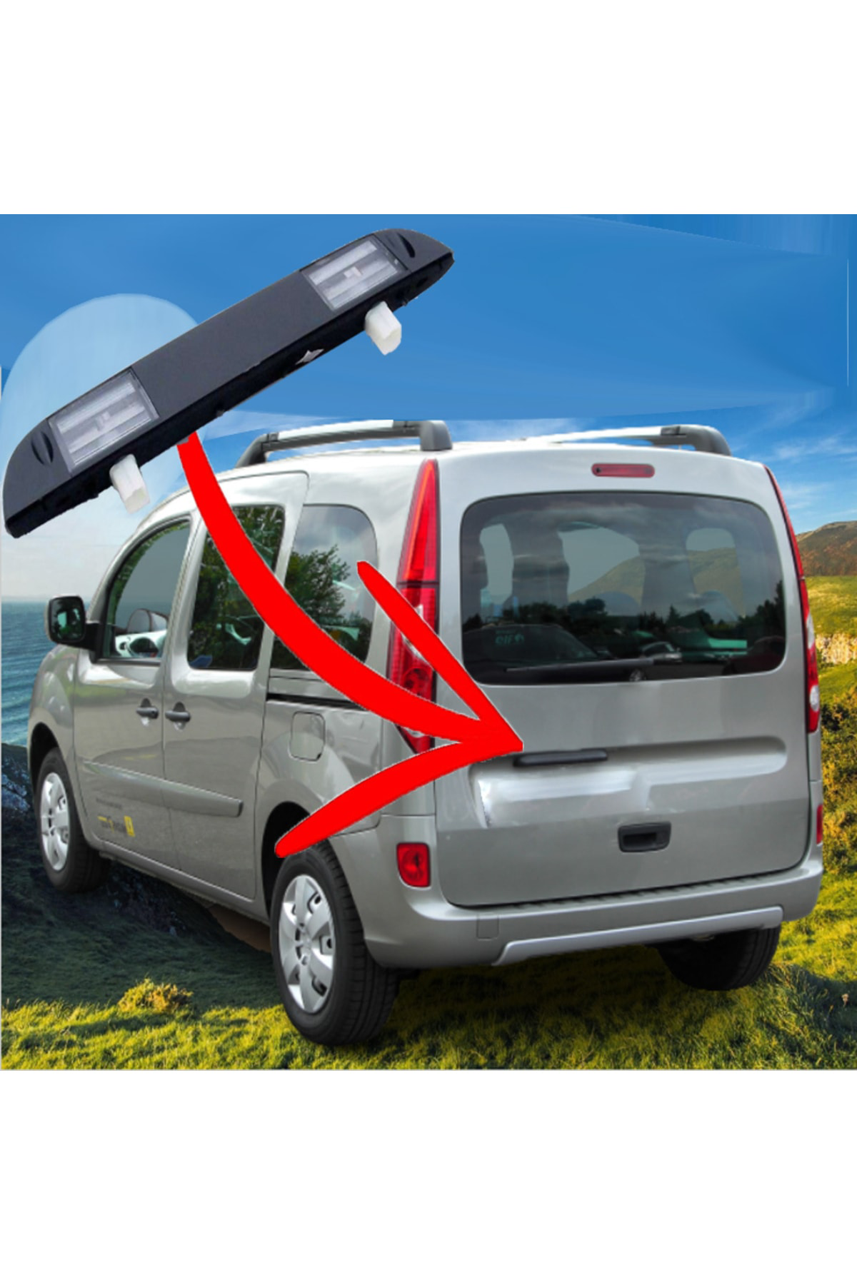 Crn Renault Kango 3 Plaka Aydinlatma Lambasi 265103161R