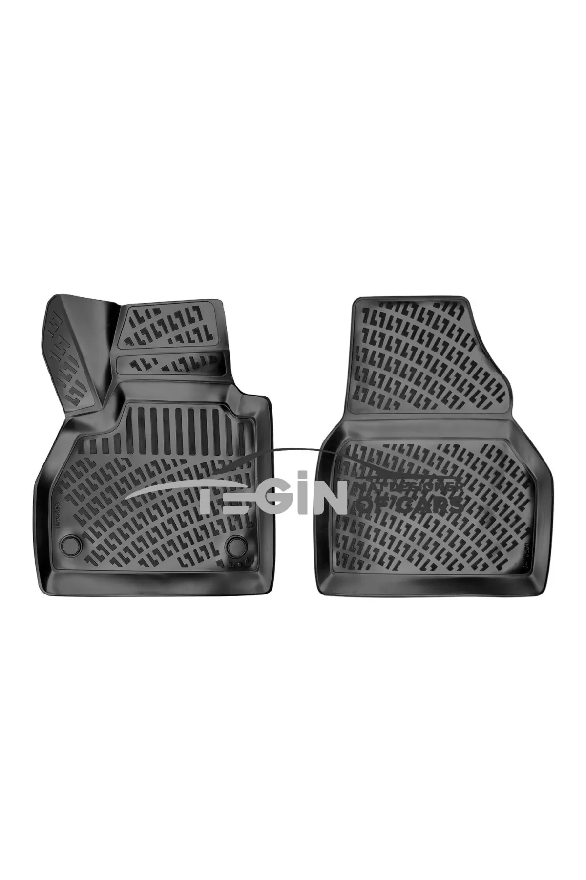 Renault Kangoo PANELVAN (2 Parça) 3D Havuzlu Paspas 2008 Siyah
