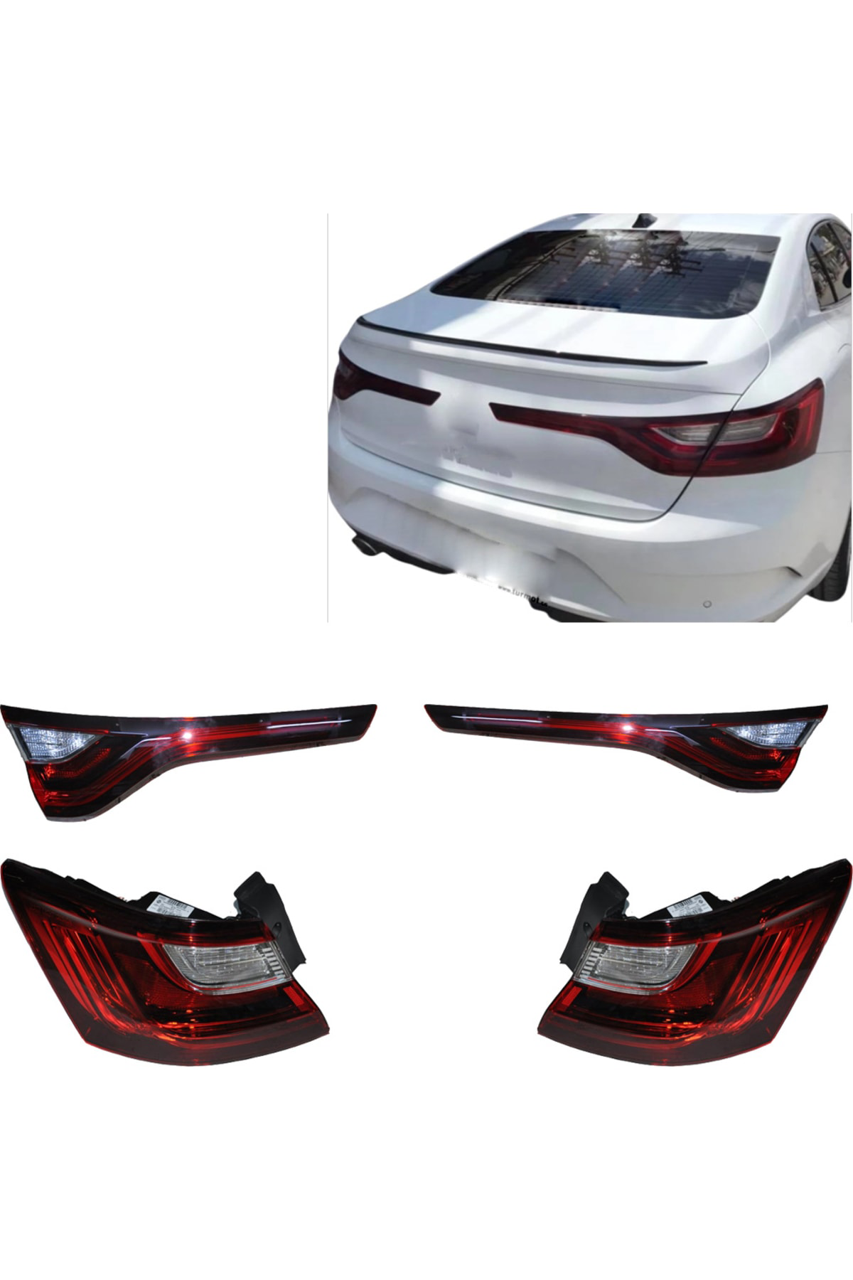Crn Renault Megane İv Stop Lamba Takimi 2016 Model Üzeri