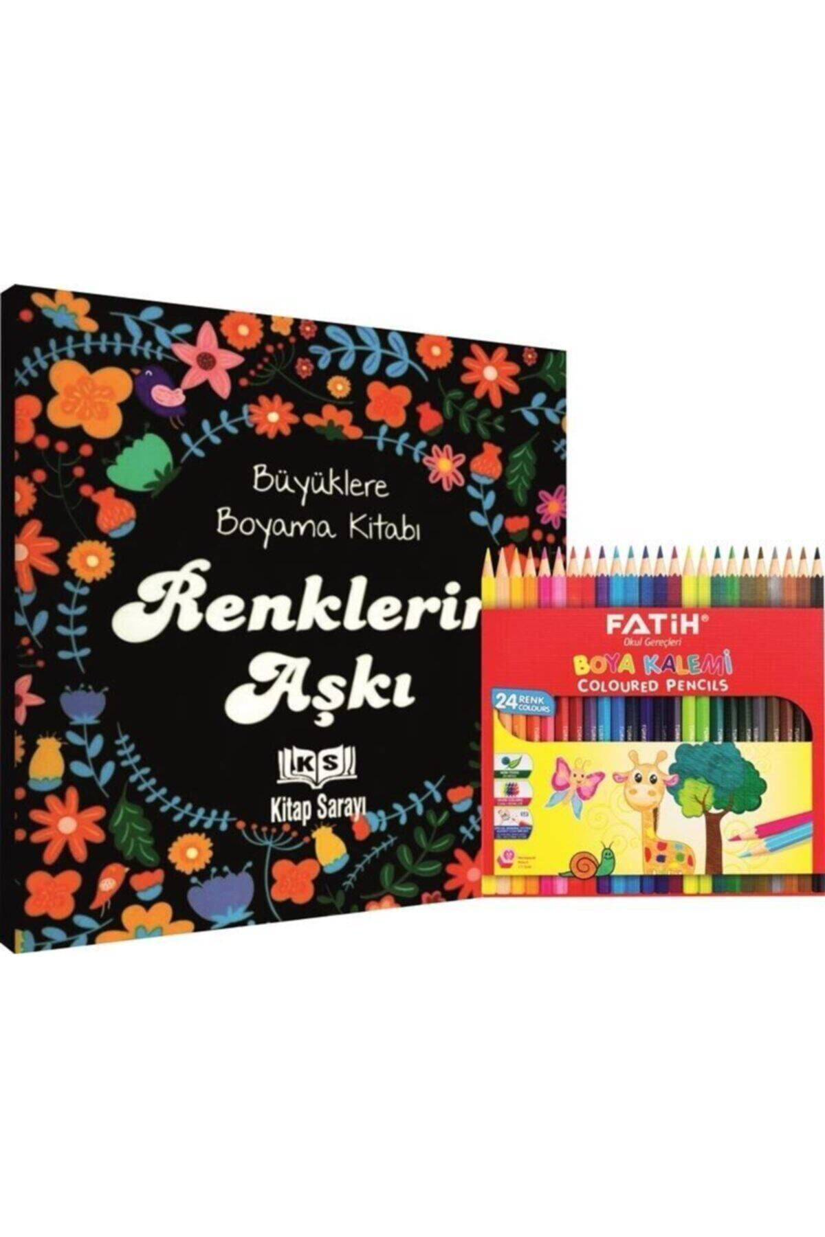 Ema Kitap Renklerin Aşki Büyükler İçin Boyama Kuru Boya