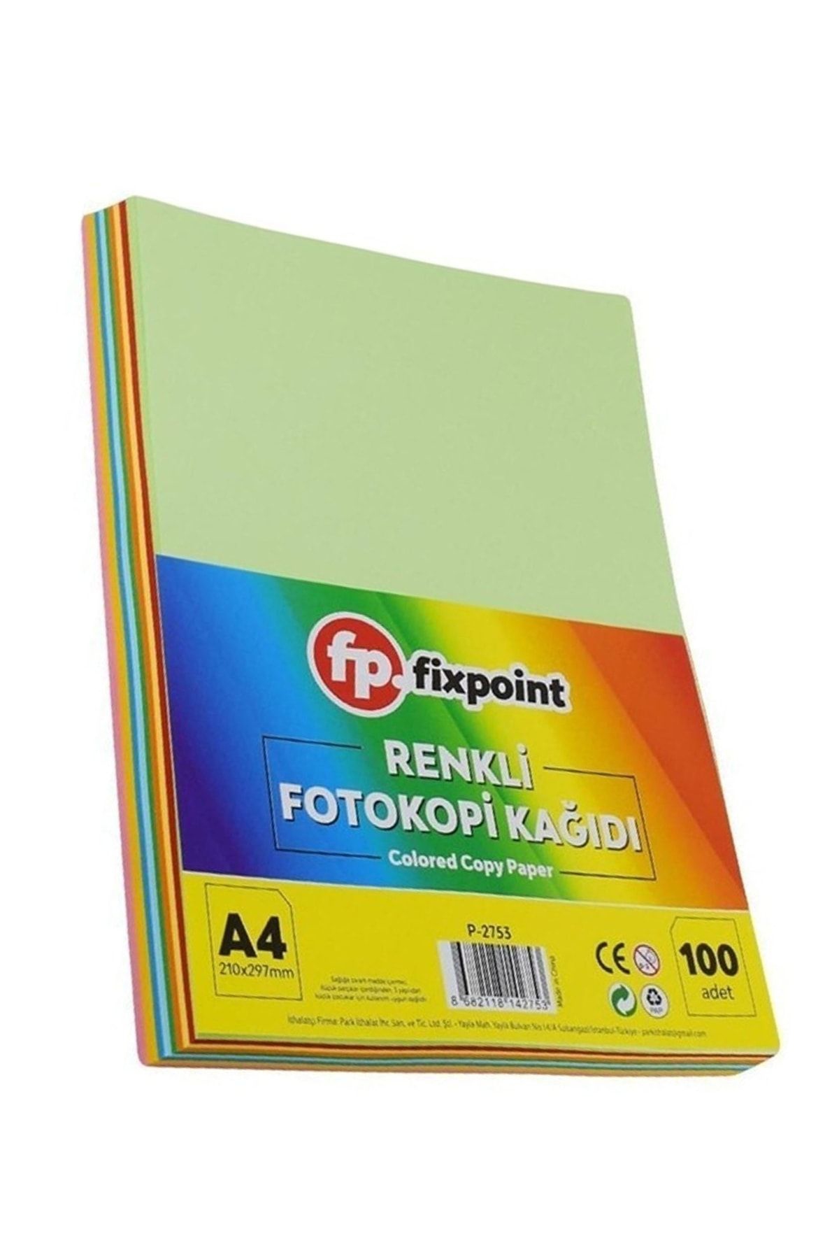 Fixpoint Renkli A4 Kağidi 100'Lü