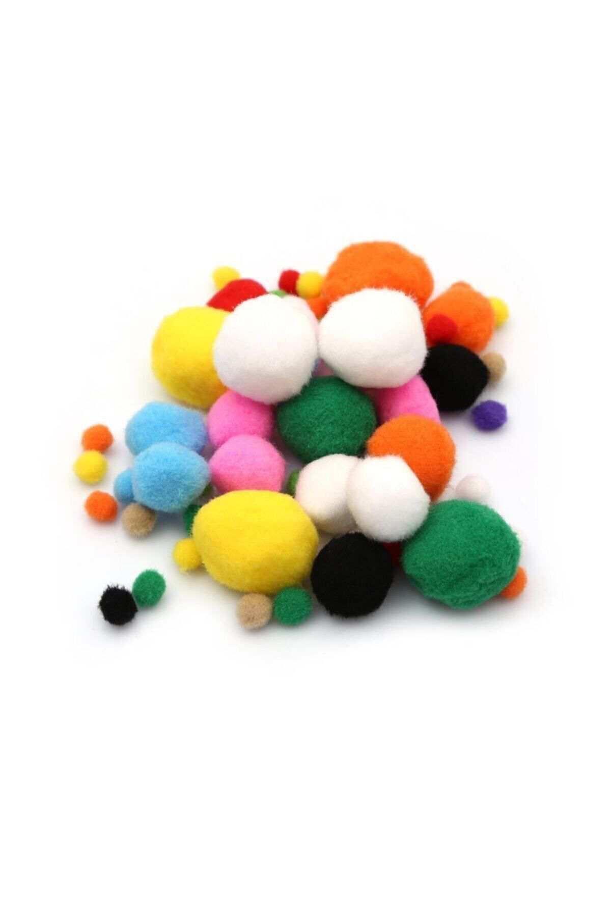 Colorbank Renkli Eğlenceli Aktivite Ponpon Cpp-001