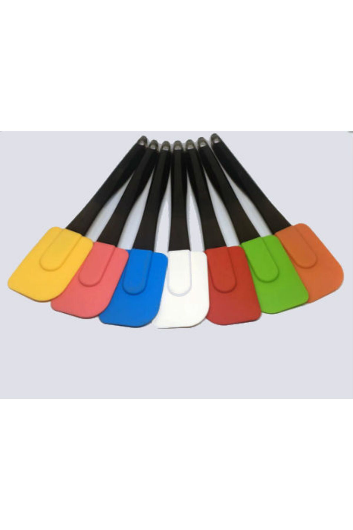 Butik Renkli Silikon Spatula - Büyük