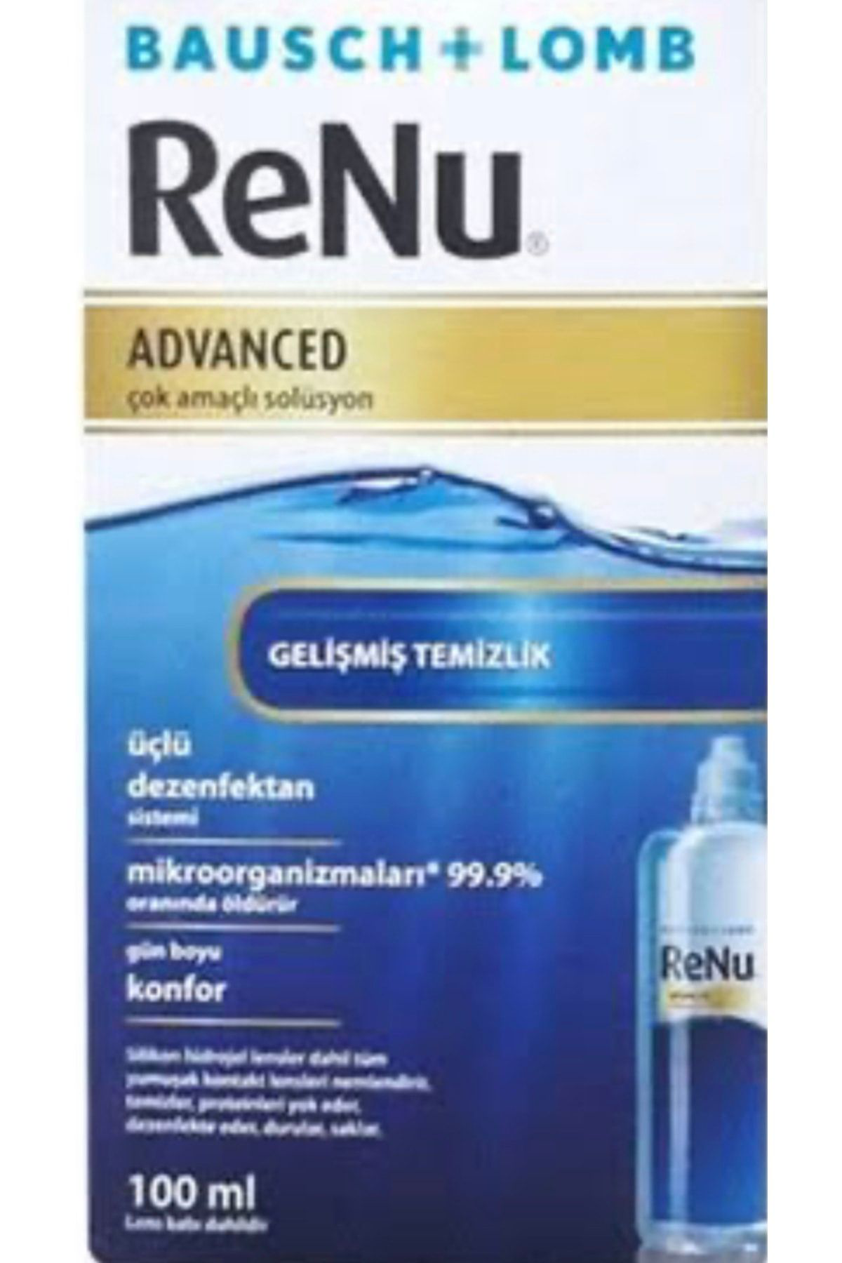 Renu  Advanced Çok Amaçli Lens Solüsyonu 100 Ml 5'Li