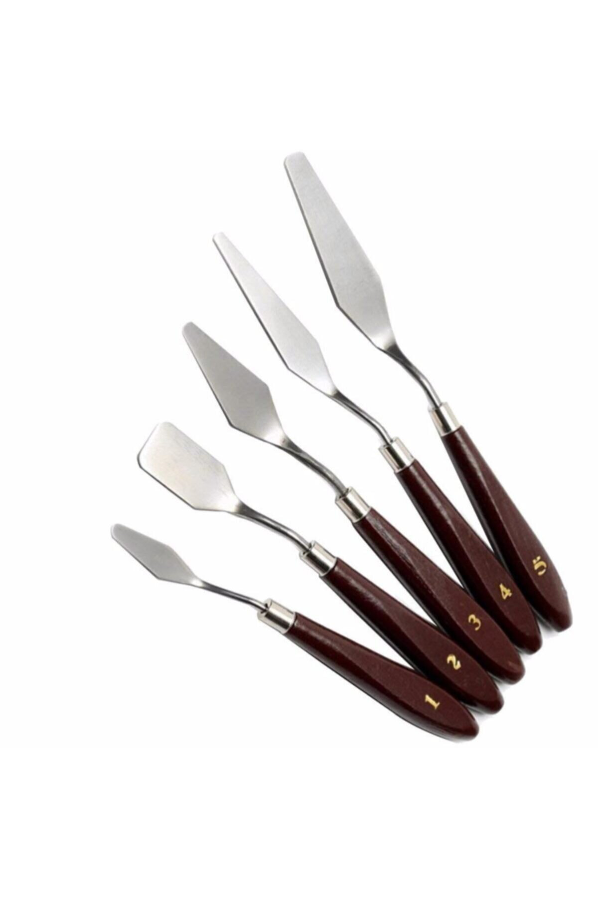 Limmy Resim Spatula Seti, Metal Spatula 5'Li (Painting Knife)